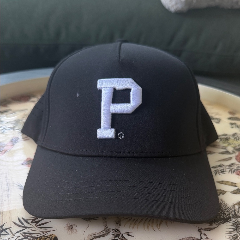 Portland Gear Black Cap with White 'P' Logo - Performance Style